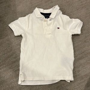 Tommy Hilfiger toddler boys white polo 3T